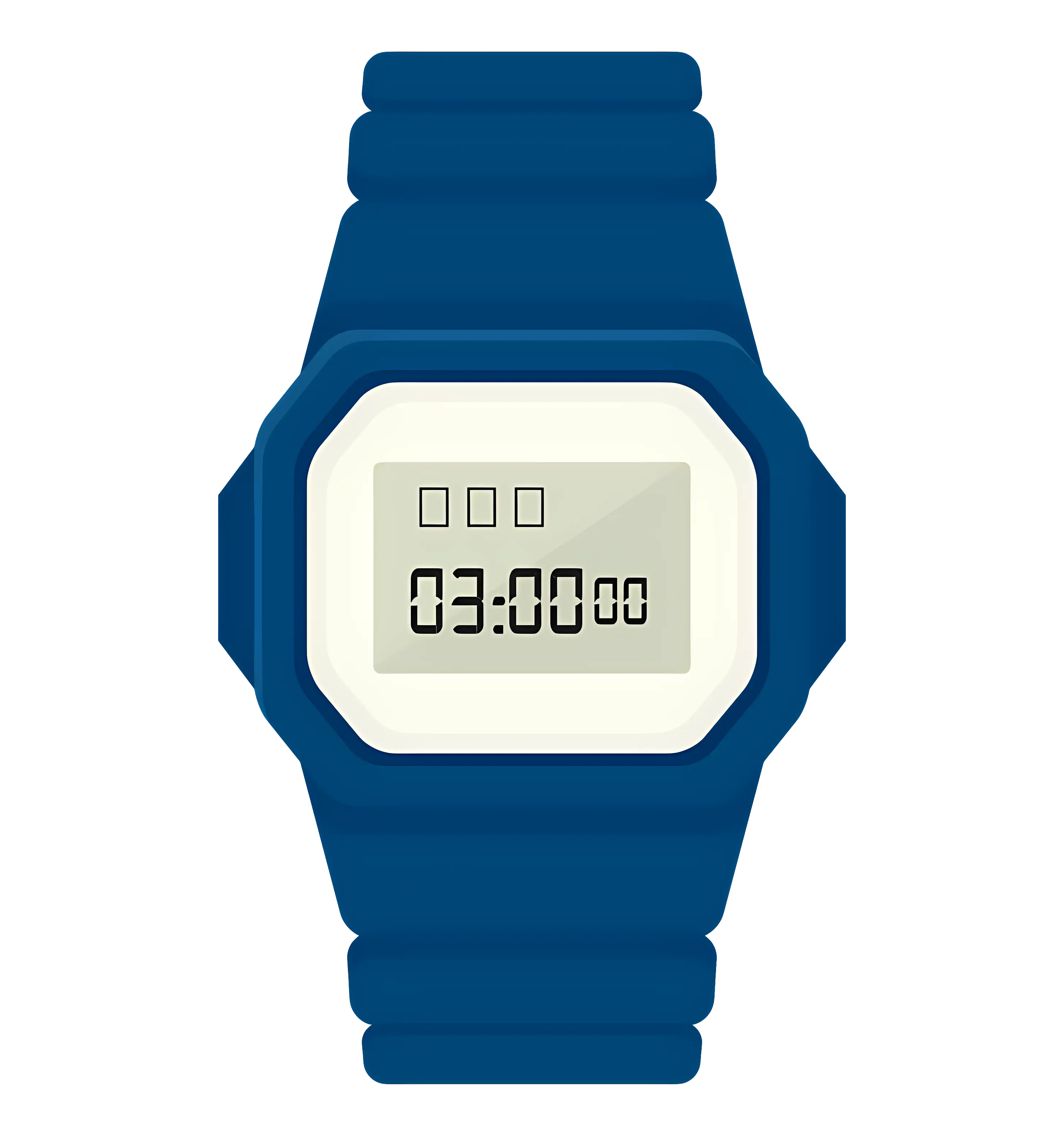 Blue Digital Watch