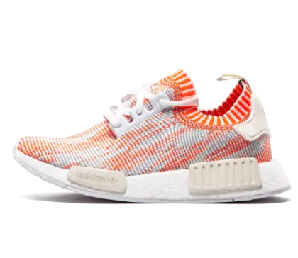 Stylish Orange and White Sneakers