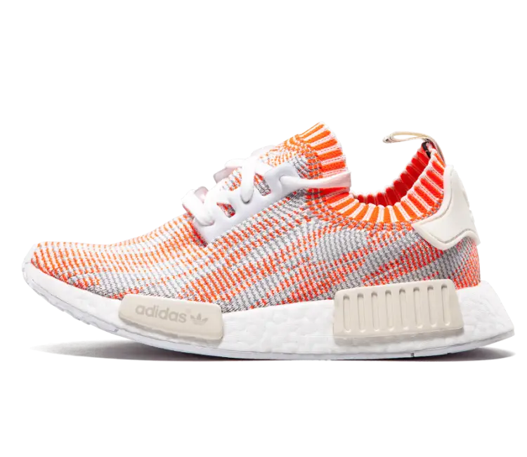 Stylish Orange and White Sneakers