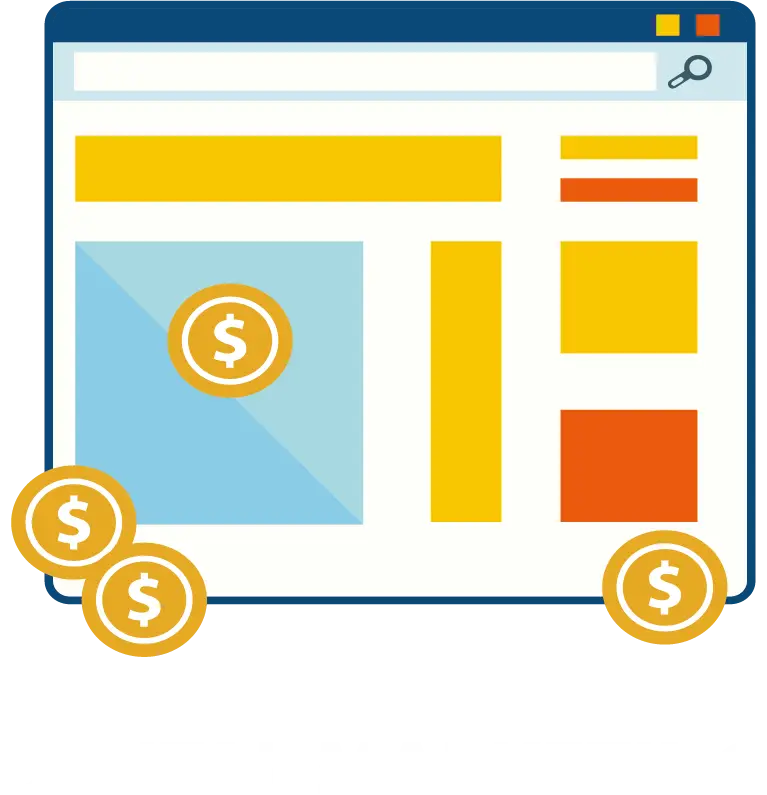 Digital Marketing Website Illustration