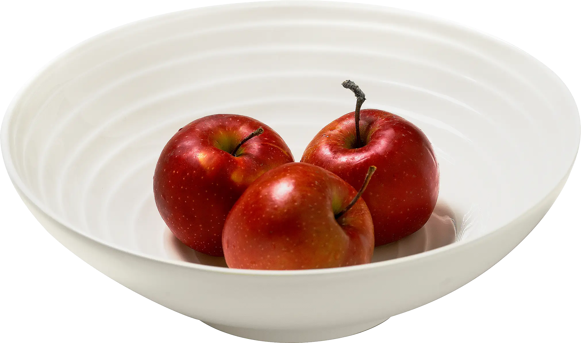 Bowl of Fresh Red Apples
