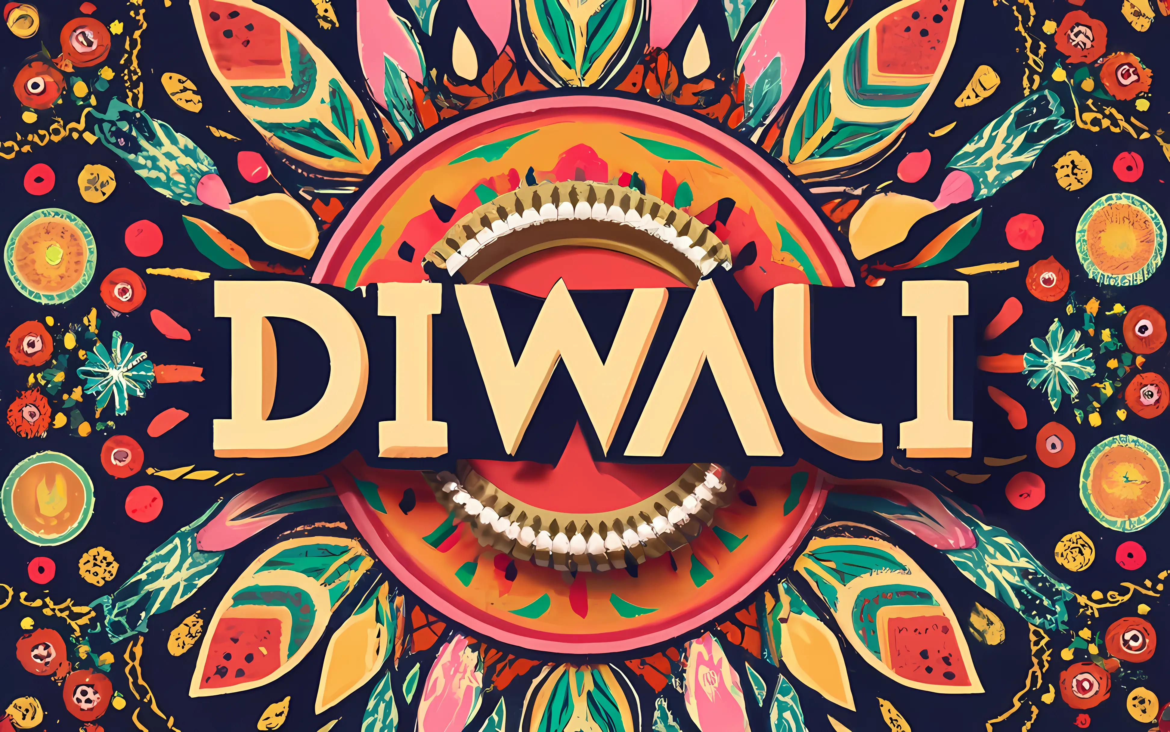 Colorful Diwali Celebration