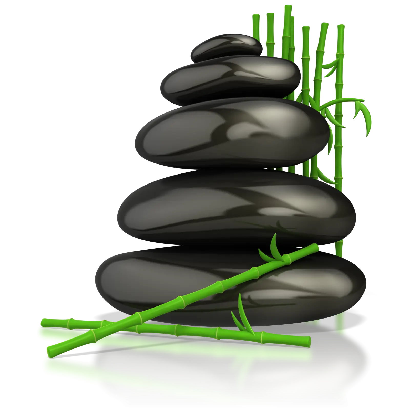 Zen Stones and Bamboo for Relaxation
