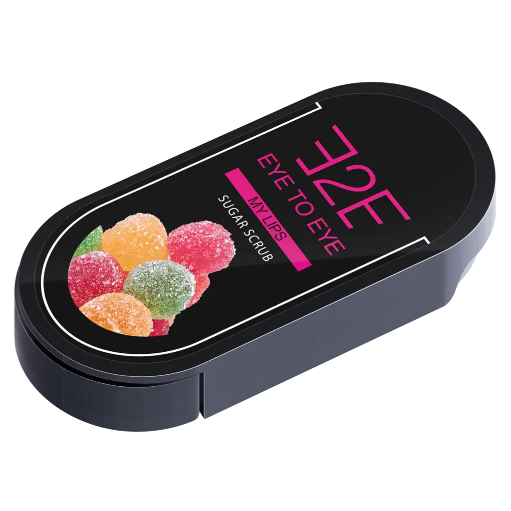 Colorful Fruity Sugar Scrub for Skincare