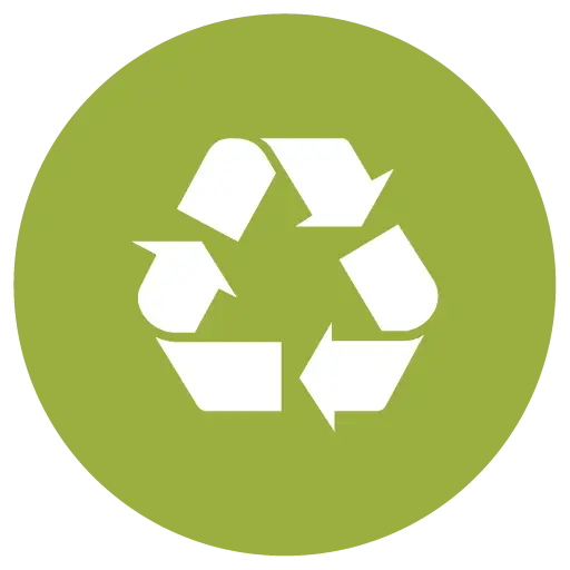 Green Recycle Icon for Sustainability