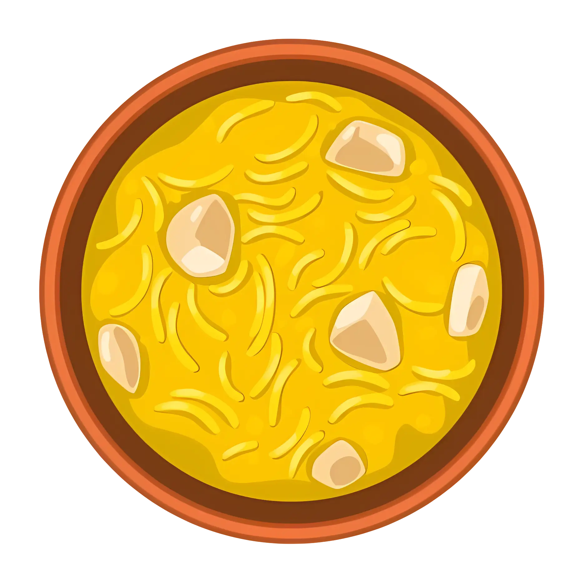 Bowl of Yellow Soup