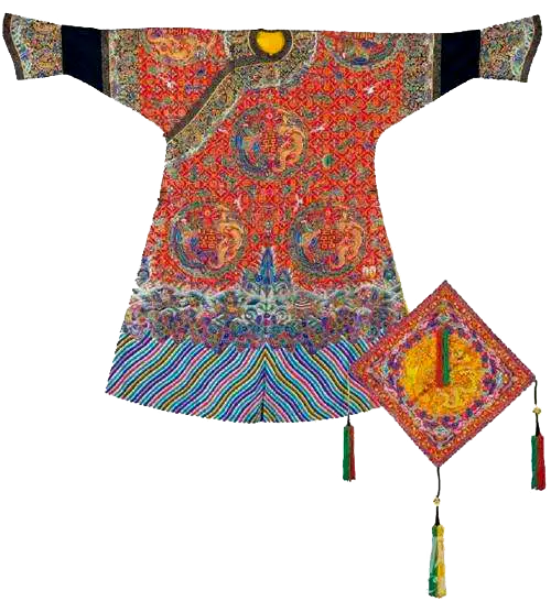 Traditional Robe with Rich Embroidery