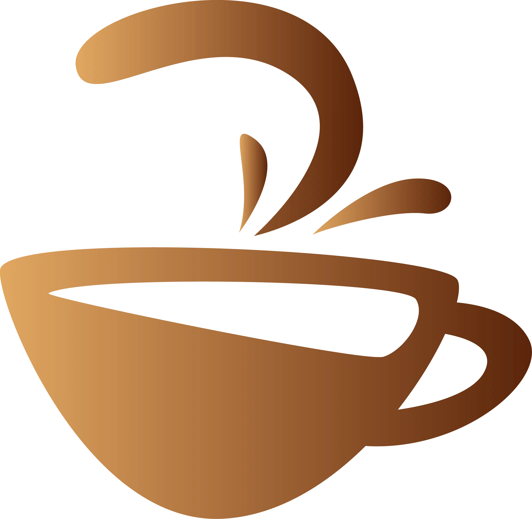 Coffee Cup Illustration with Splash