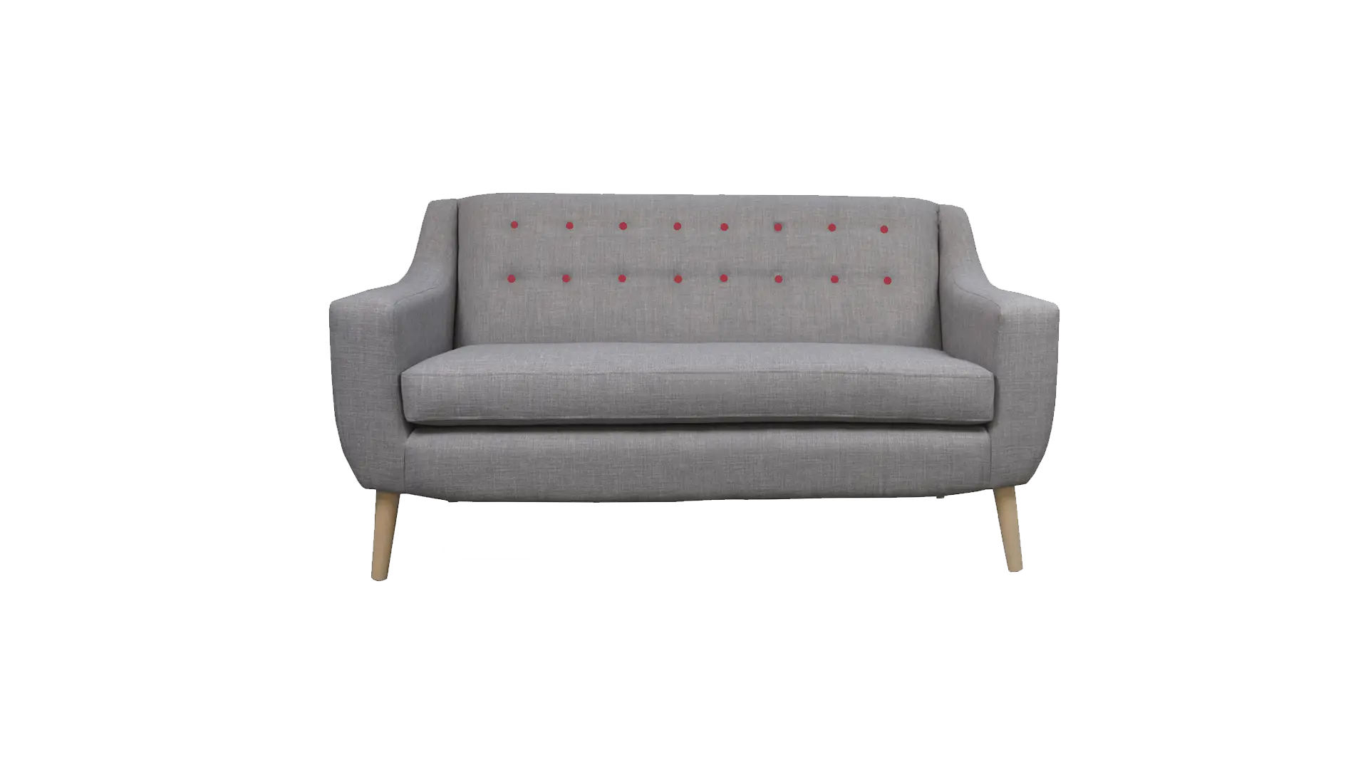 Modern Gray Fabric Sofa for Living Room
