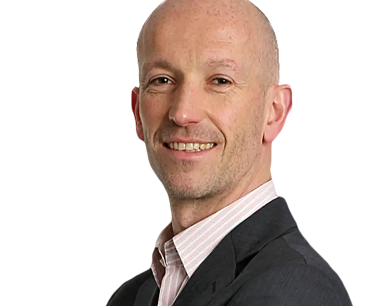 Bald Professional in Business Suit