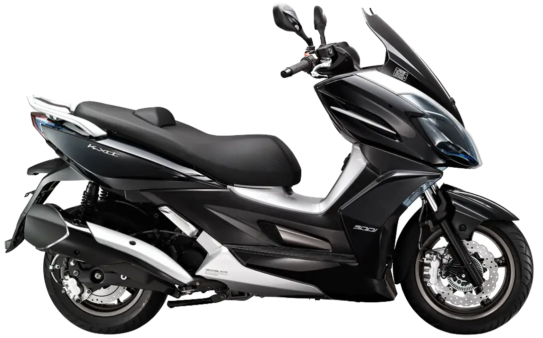 Stylish Black Motorcycle