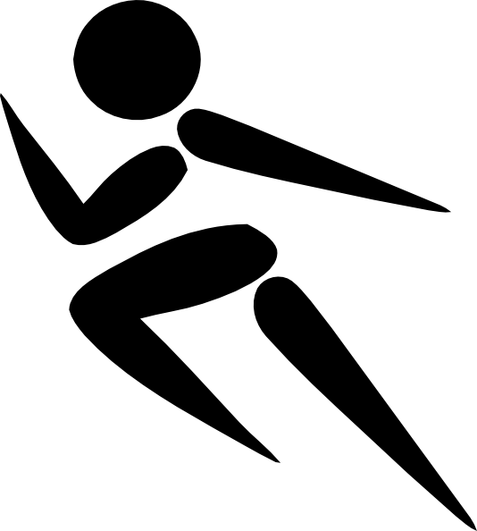 Running Icon Representing Fitness