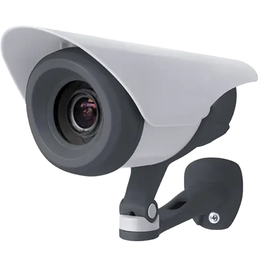 Surveillance Camera with Cover for Security