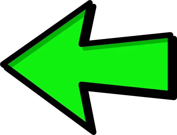 Green Leftward Arrow