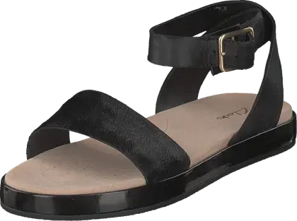 Stylish Black Sandal with Buckle