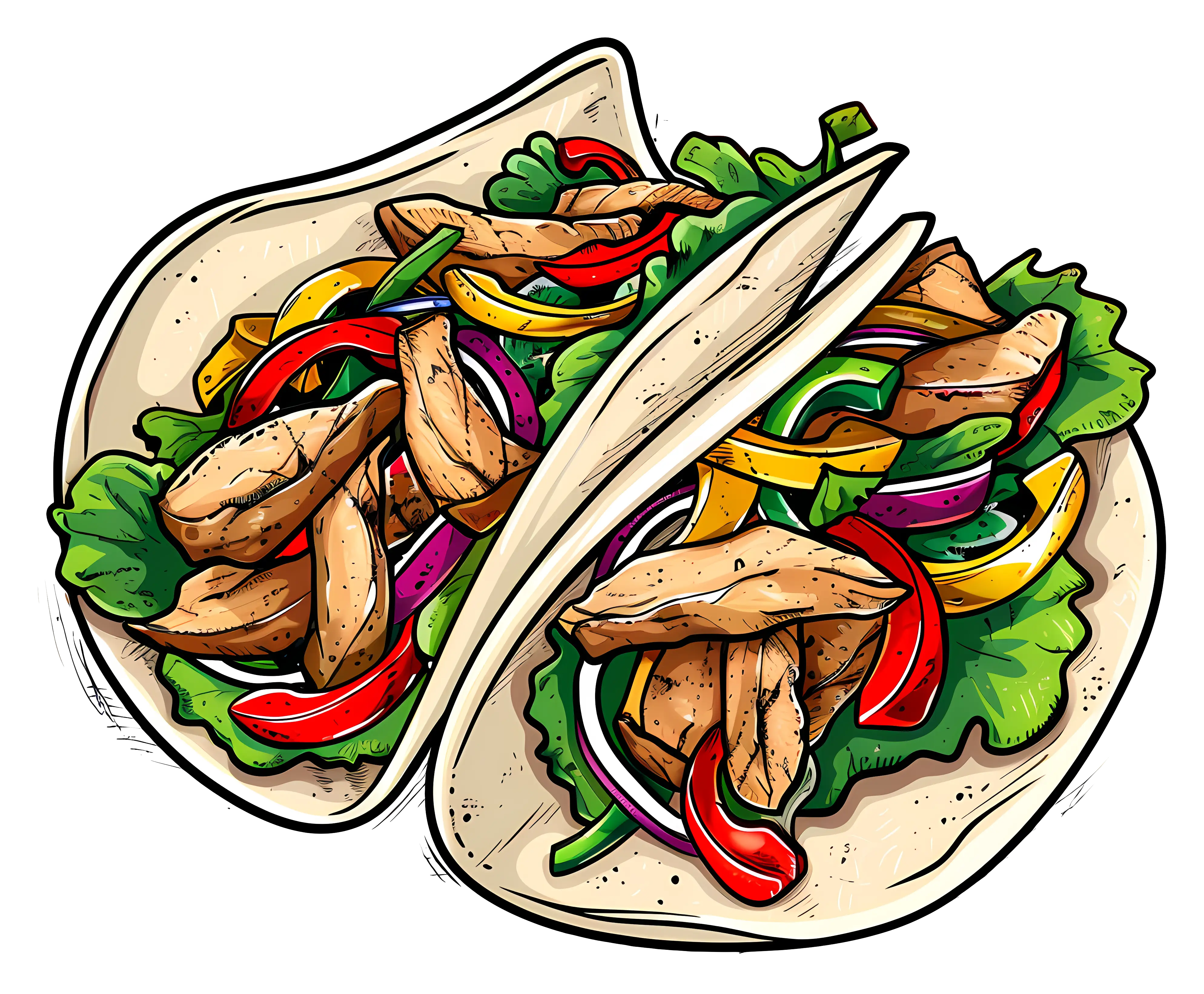 Chicken Tacos with Vegetables