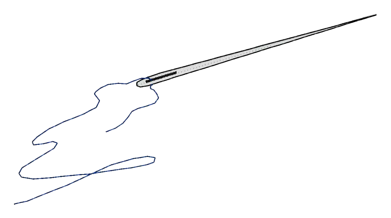 Needle and Thread for Sewing