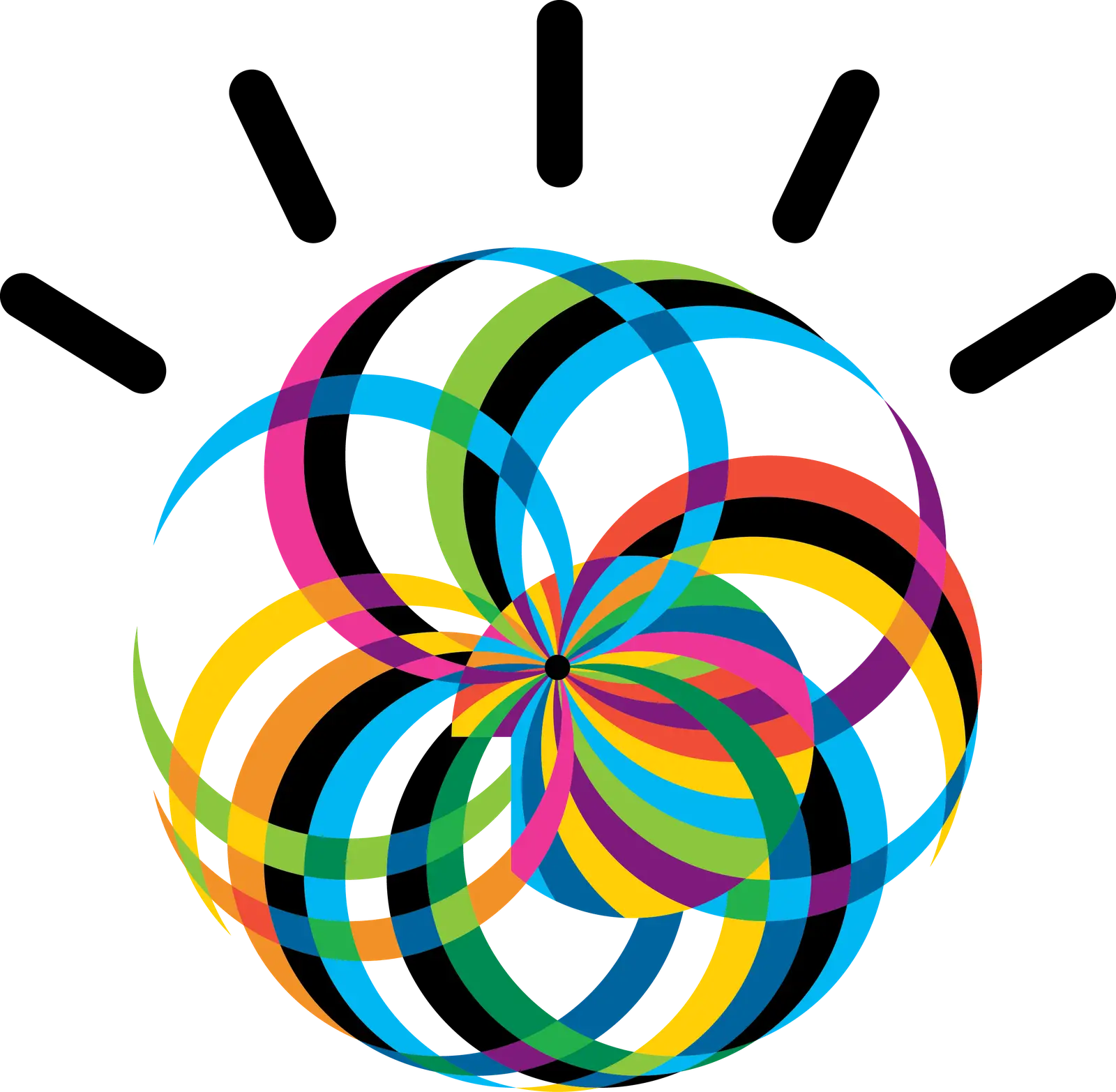 Colorful Swirl Abstract Design
