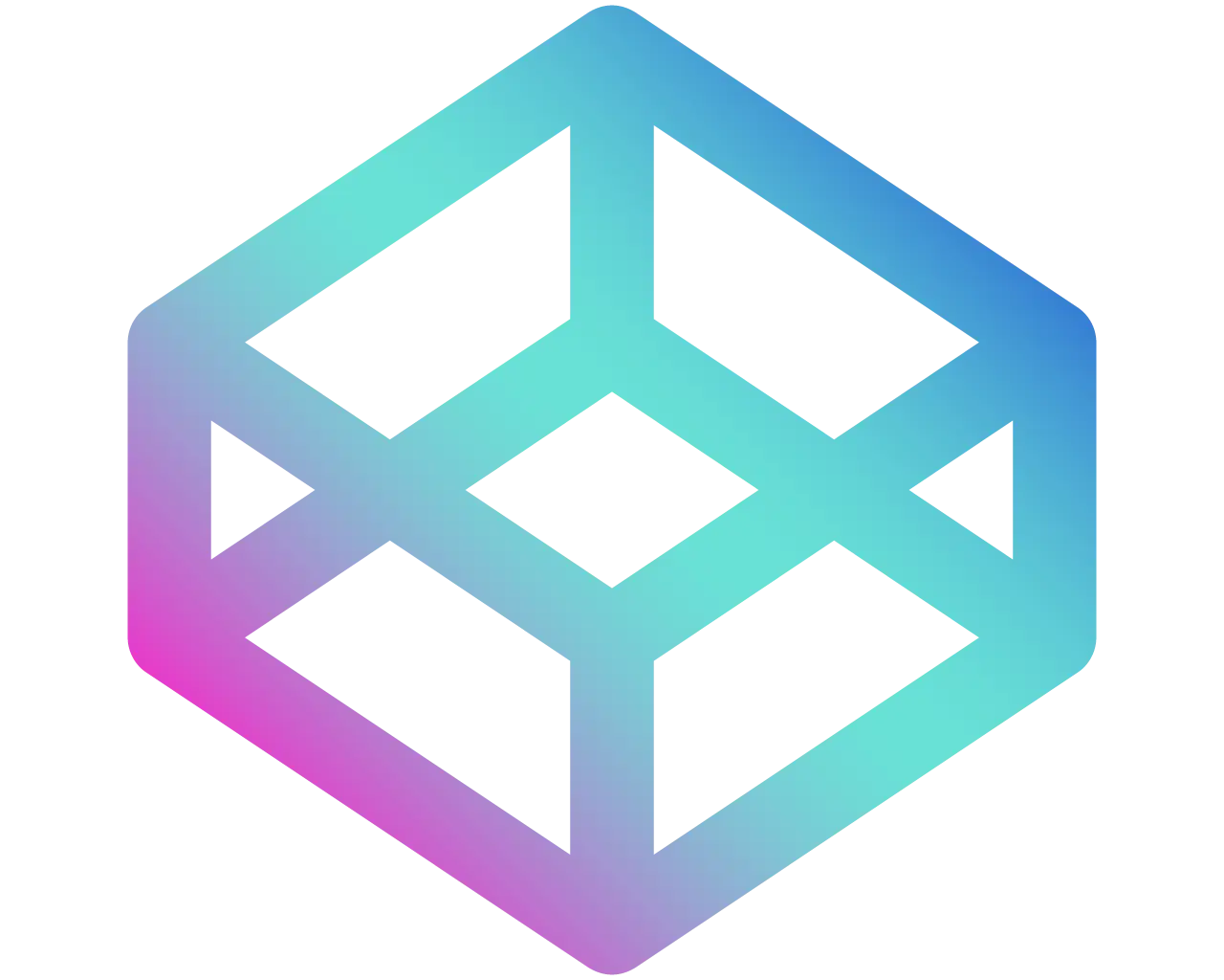 Gradient Cube Icon