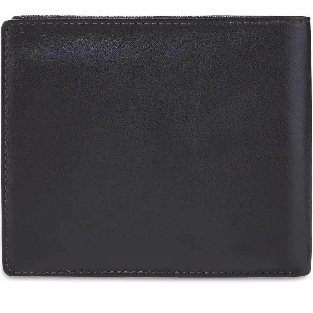 Classic Black Leather Wallet for Everyday Use