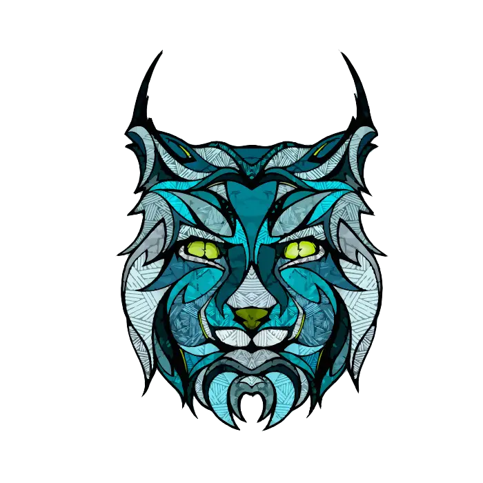 Artistic Lynx Head Design