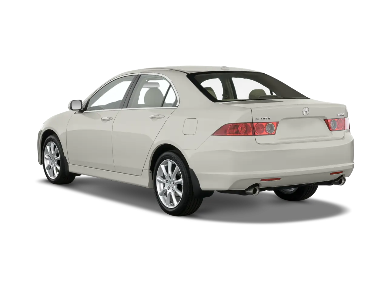 White Sedan Car Illustration