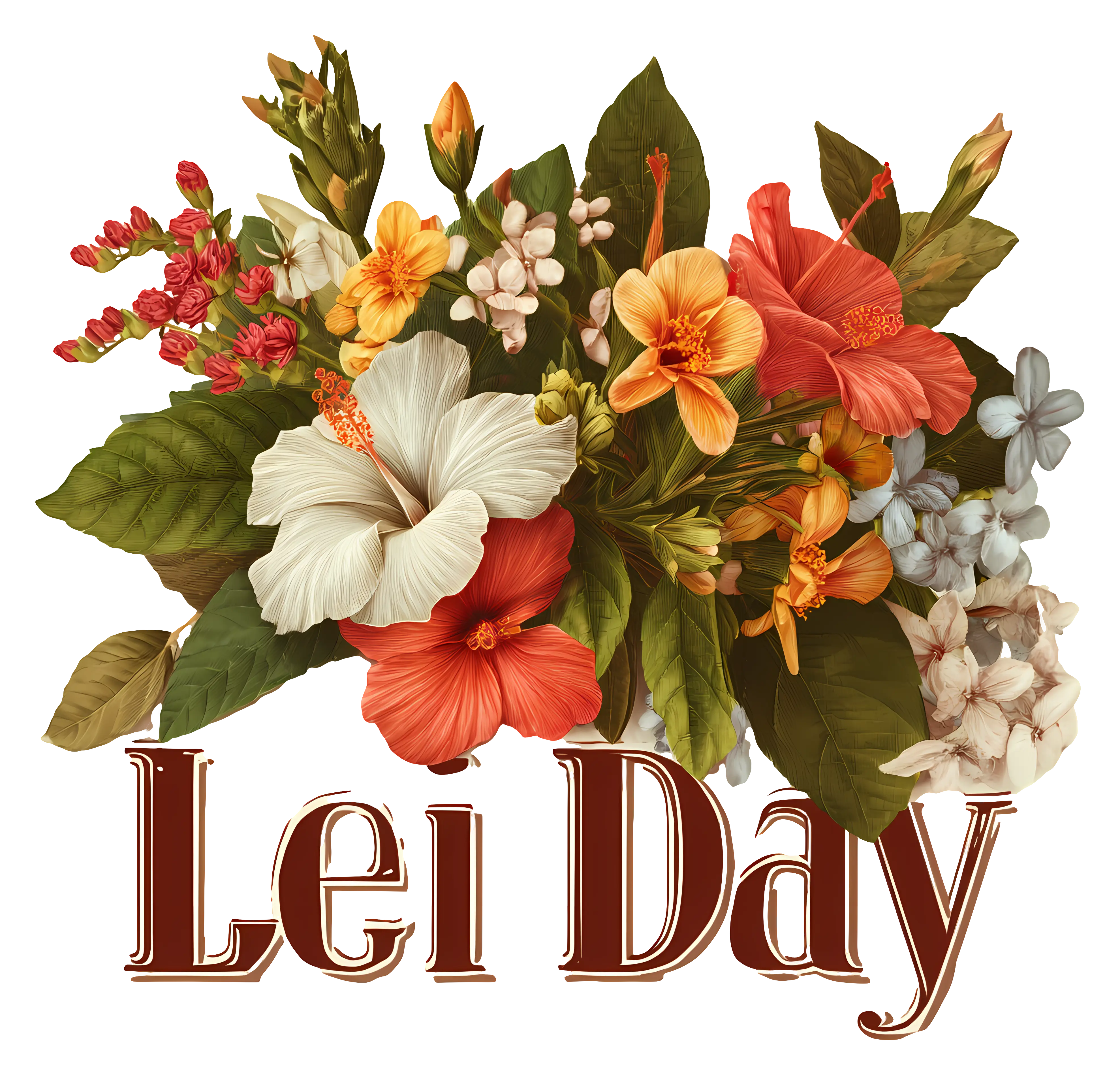 Lei Day Floral Arrangement