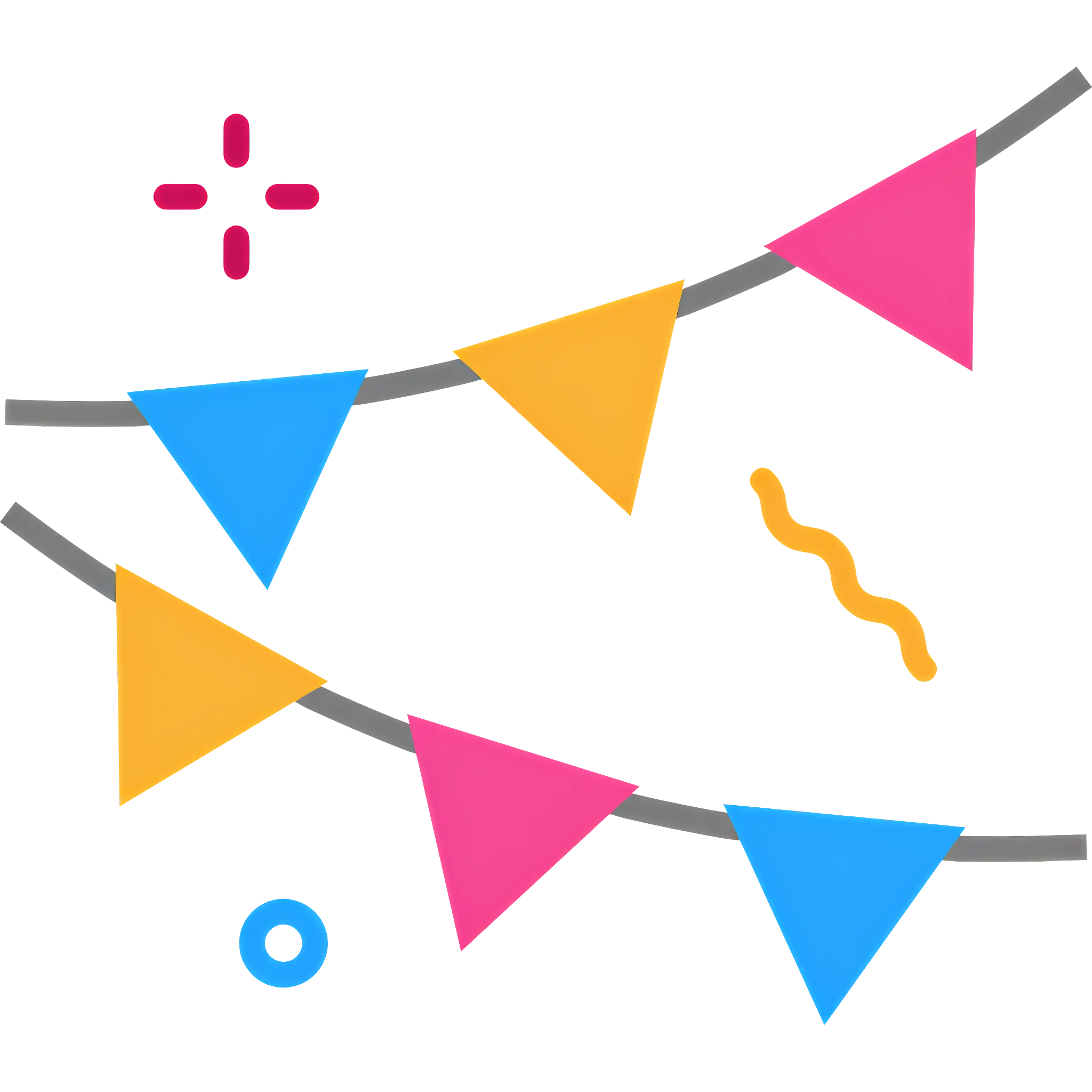 Colorful Bunting for Party Decorations