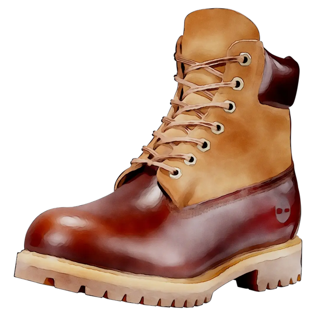 Brown Leather Rugged Boot