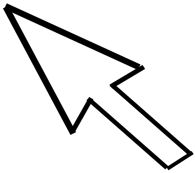 Black Arrow Cursor