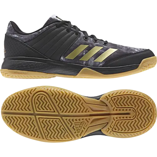 Black and Gold Sports Shoes for Athletes
