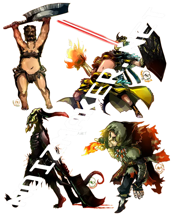Epic Fantasy Warriors with Weapons