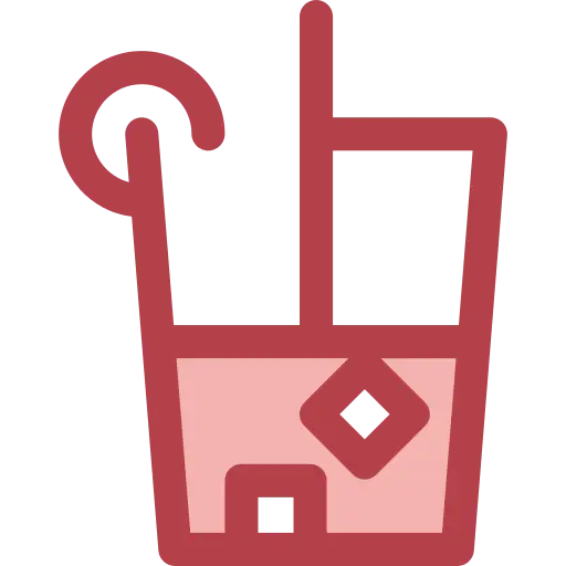 Cold Drink with Straw