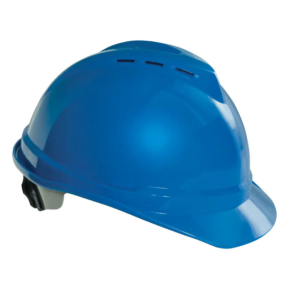 Blue Construction Hard Hat for Safety