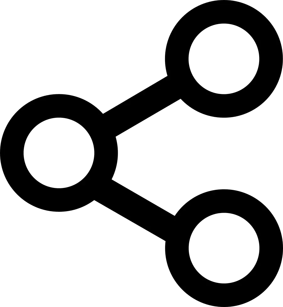 Simple Share Symbol for Connectivity