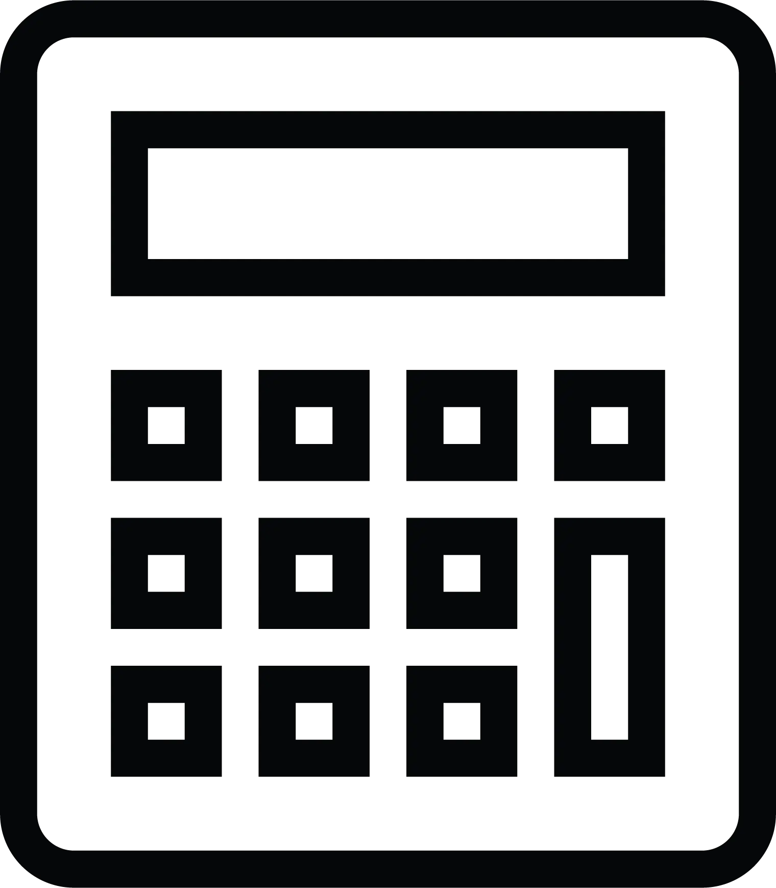 Simple Calculator Icon