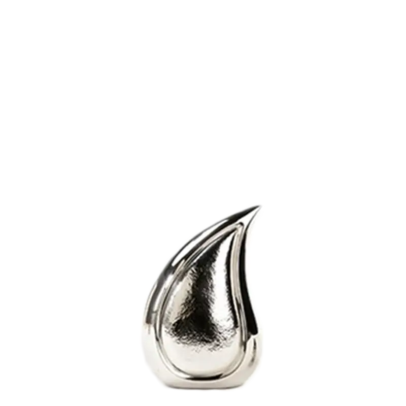 Shiny Silver Drop Object