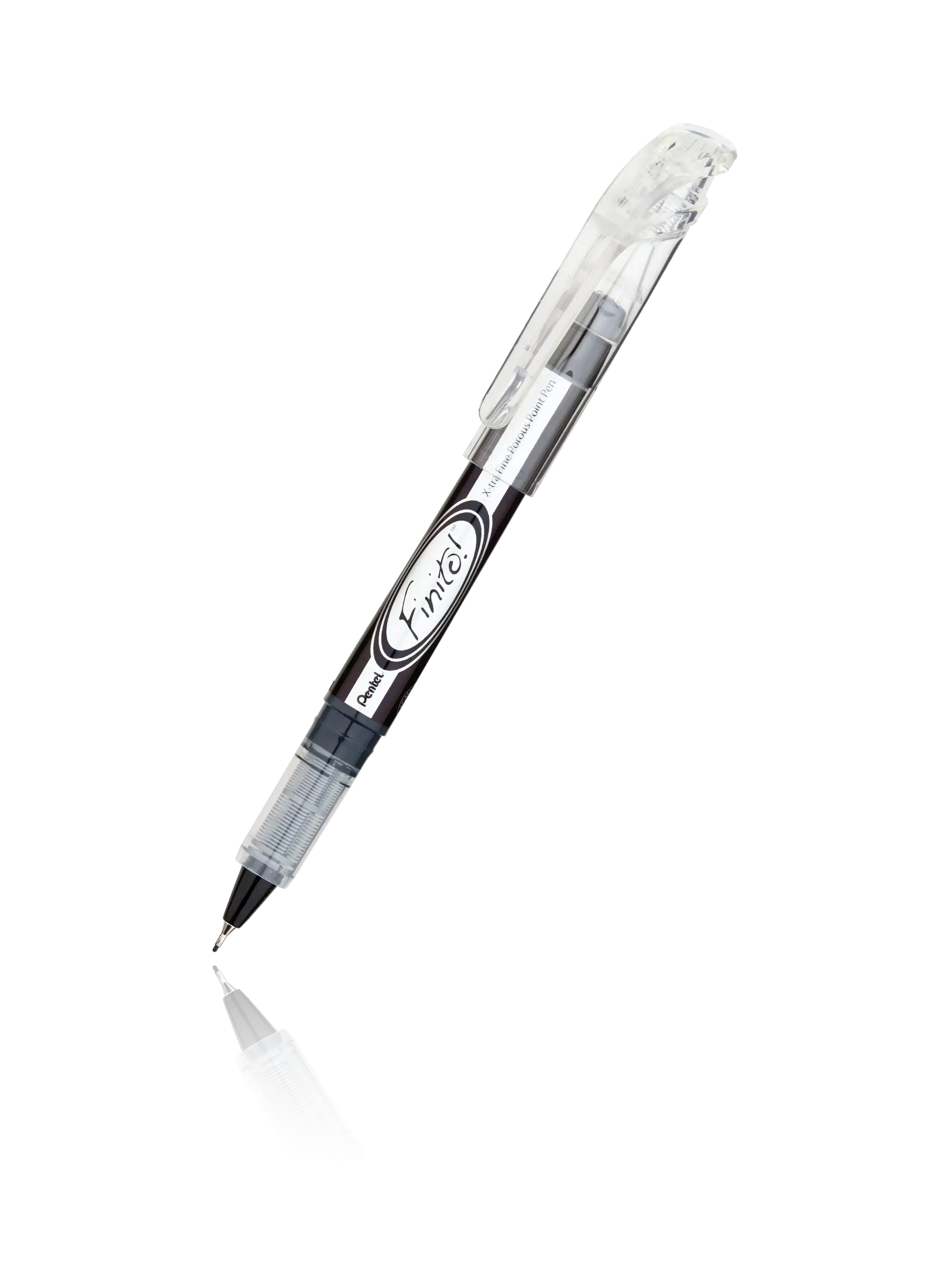 Transparent Pen with Black Ink