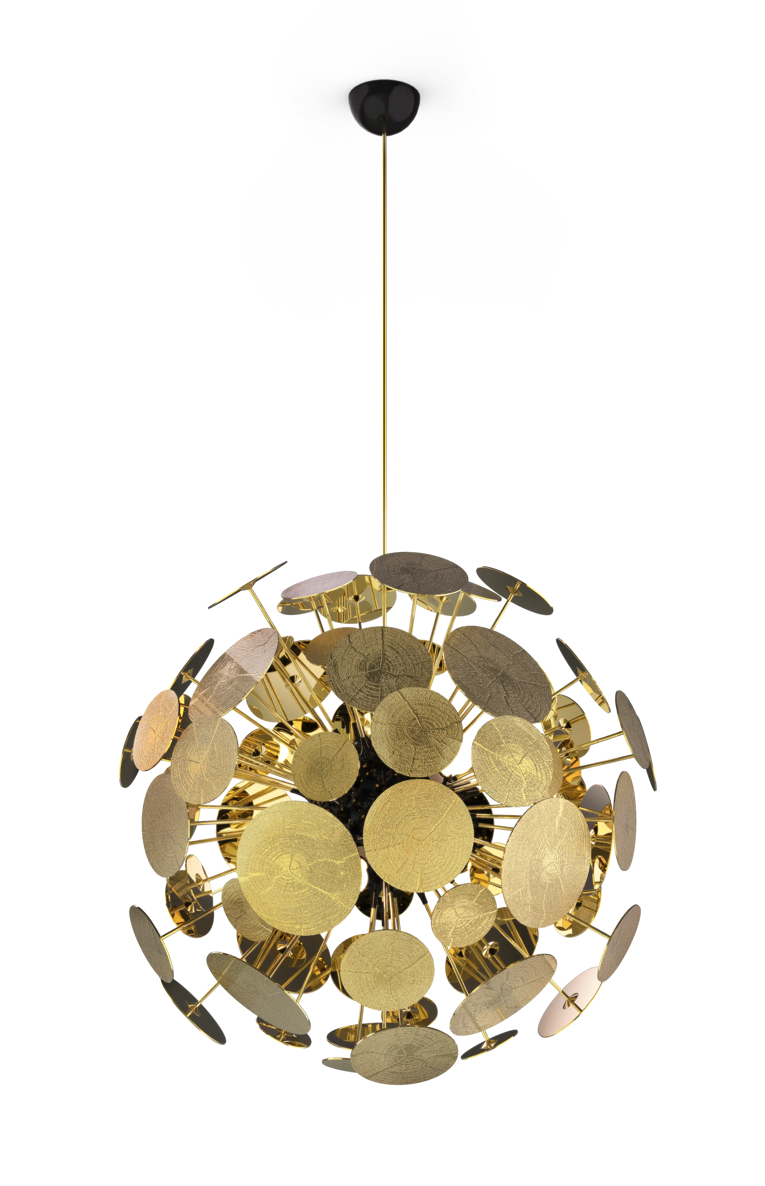 Modern Gold Chandelier