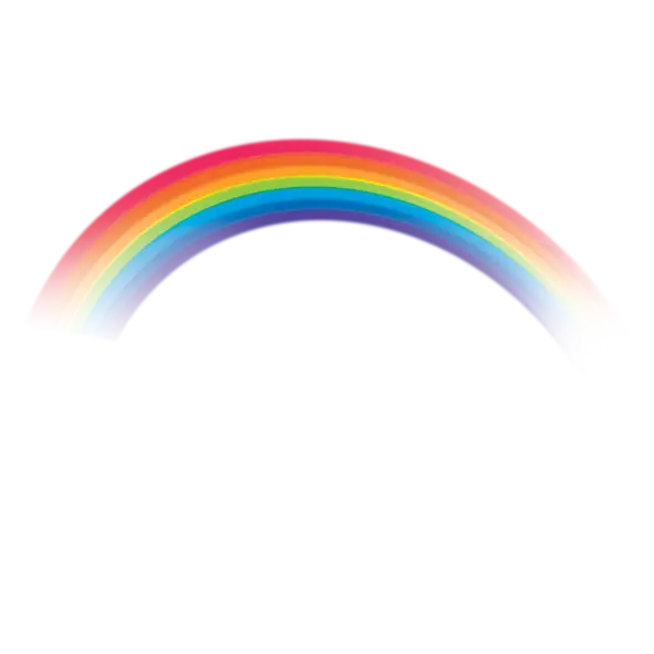 Vibrant Colorful Rainbow Arc