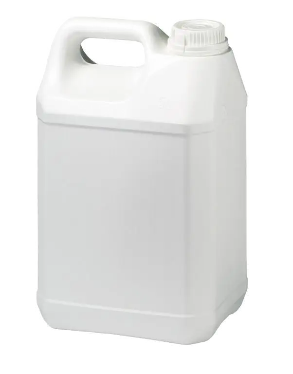 White Plastic Container with Handle and Cap