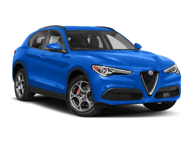 Blue SUV Car with Modern Design