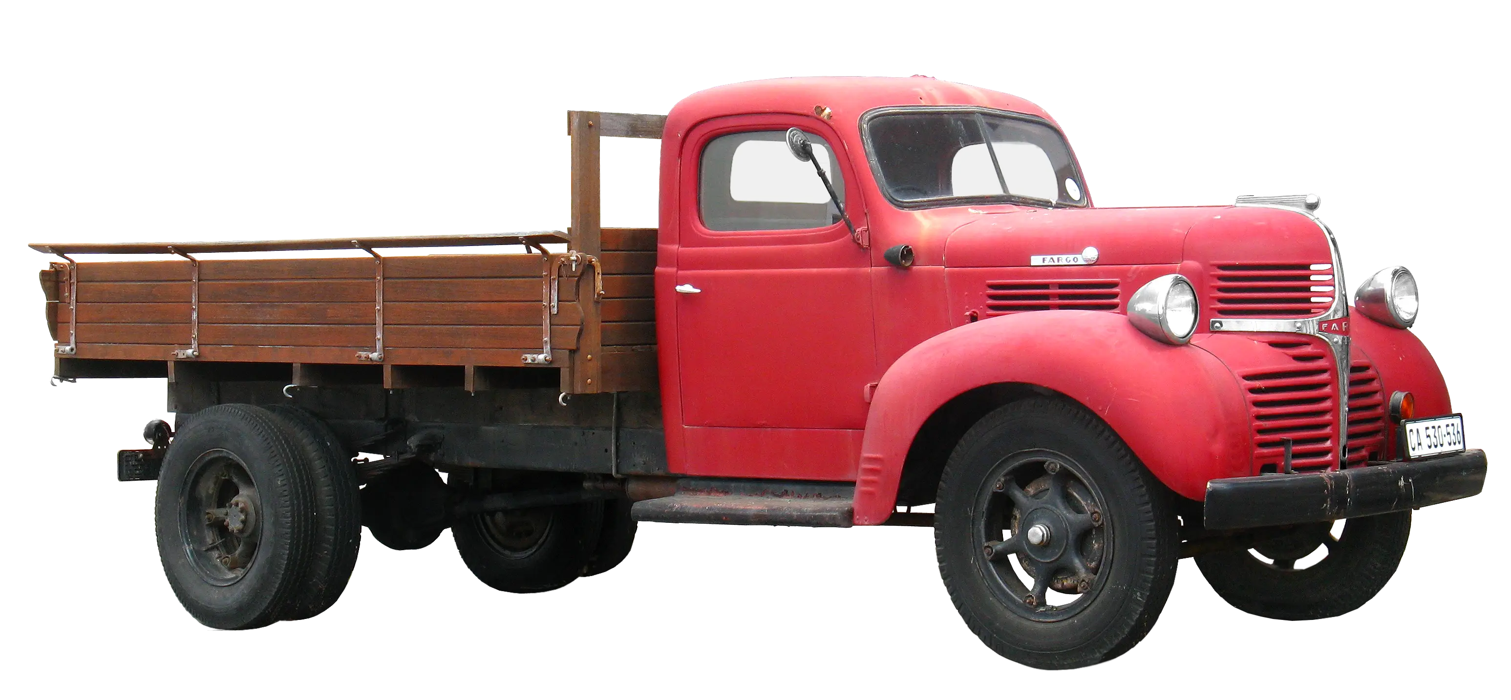Vintage Red Pickup Truck