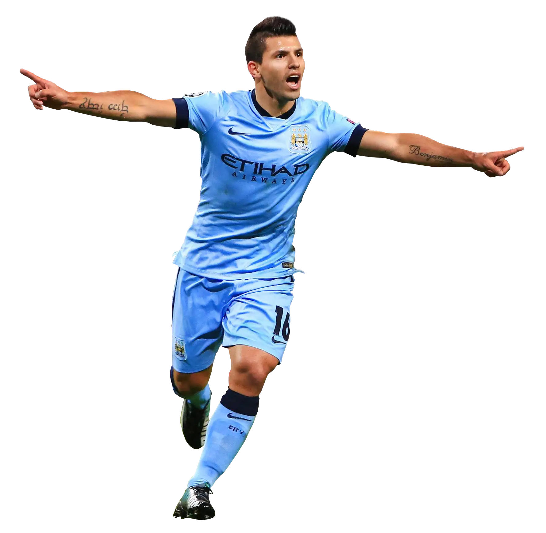 Soccer Player Celebrating