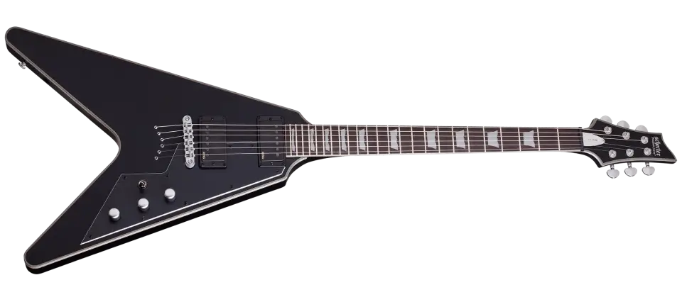 Black Stylish Electric Guitar for Music Performance