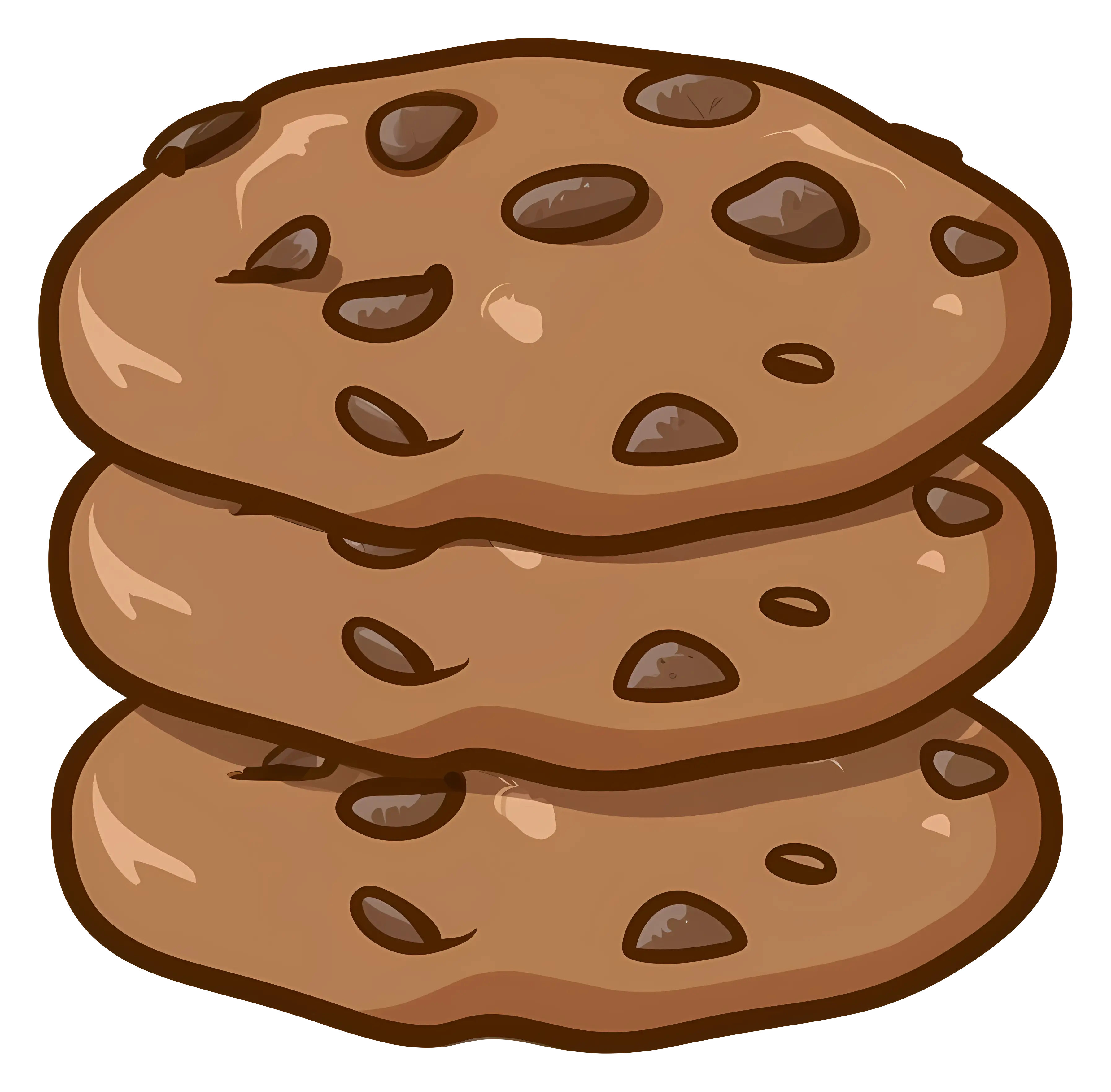 Stack of Chocolate Chip Cookies