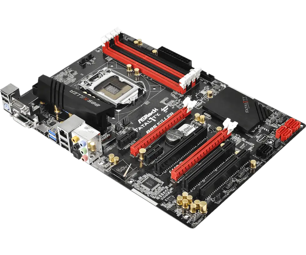 Advanced Computer Motherboard with Connectors