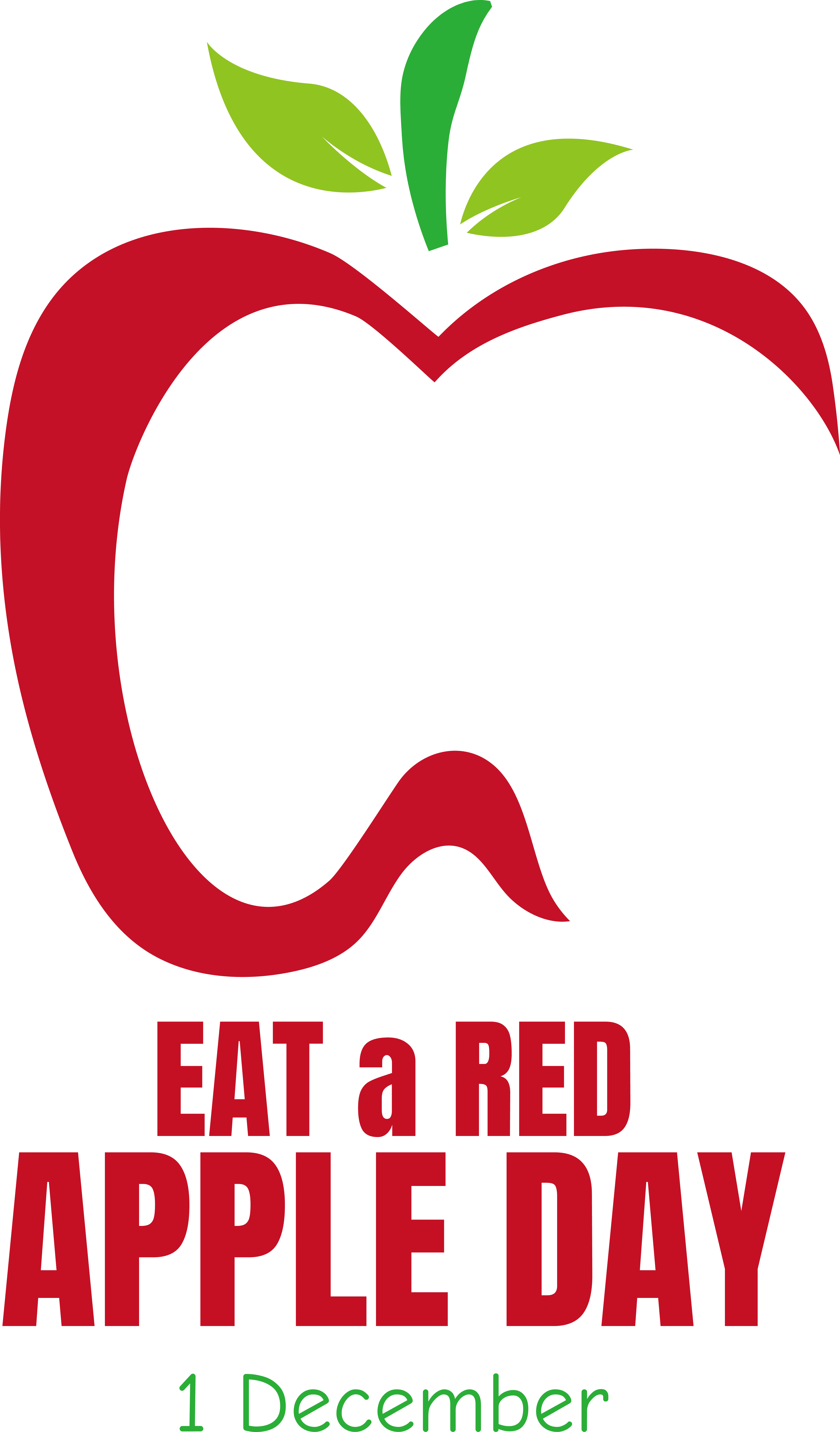 Red Apple Design for Eat a Red Apple Day