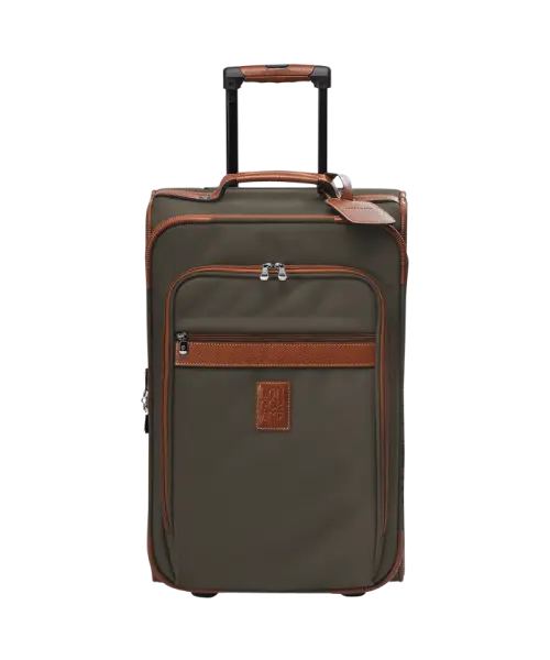 Stylish Green Suitcase with Handle