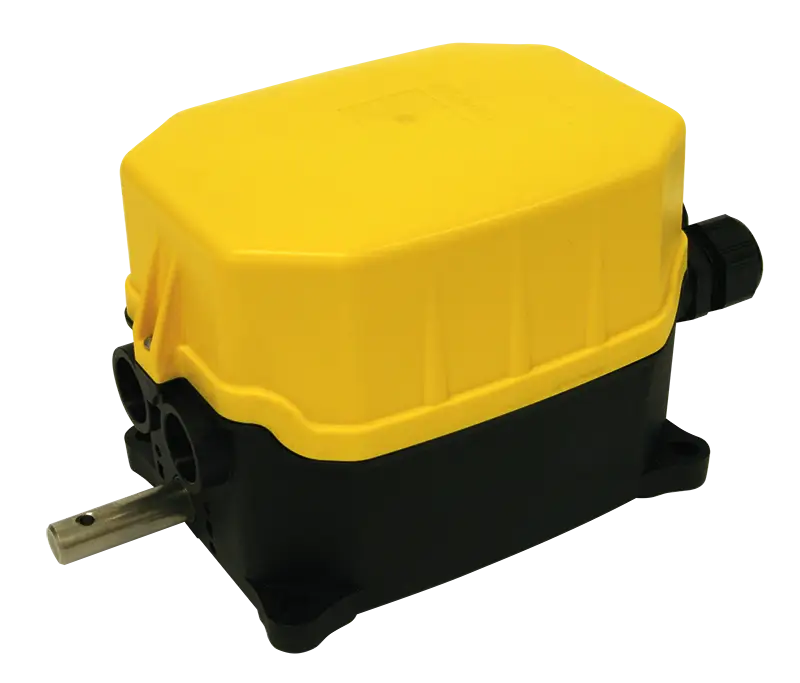 Yellow and Black Mechanical Device